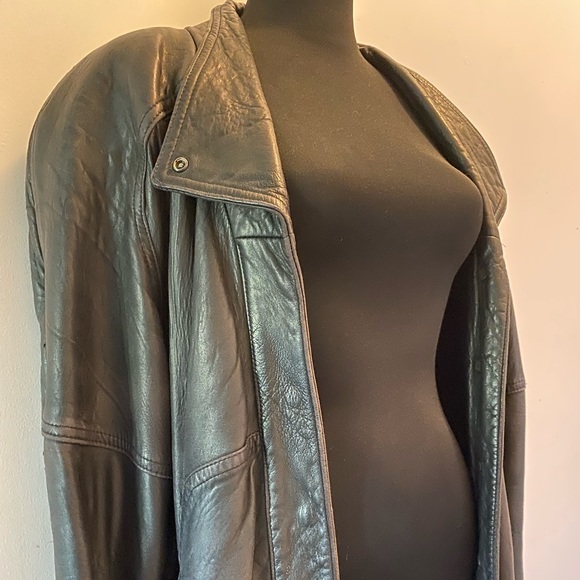 vintage leather jacket - Picture 2 of 7